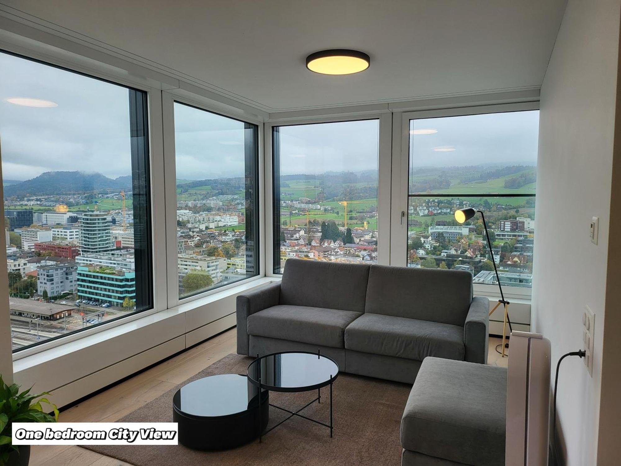 Park Tower City View Apartments Zug Exteriér fotografie